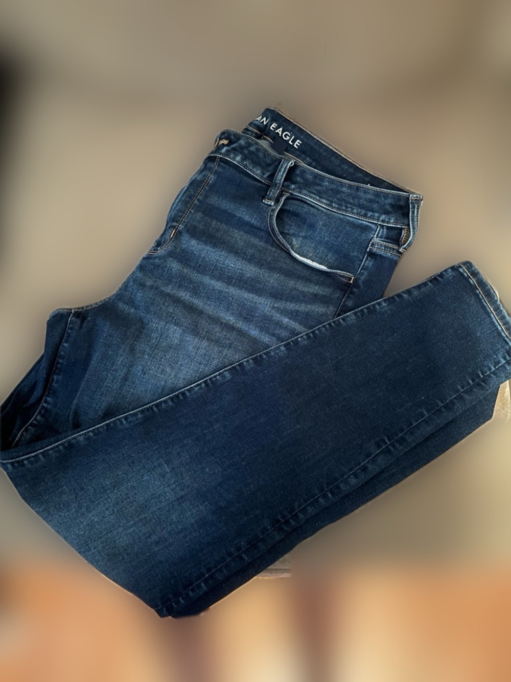 American Eagle Size 16 Next Level Stretch Dark Wash Jeans-Women’s